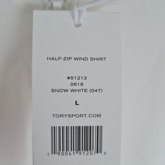 NWT Tory Sport half-zip windshirt size large - Picture 4 of 7